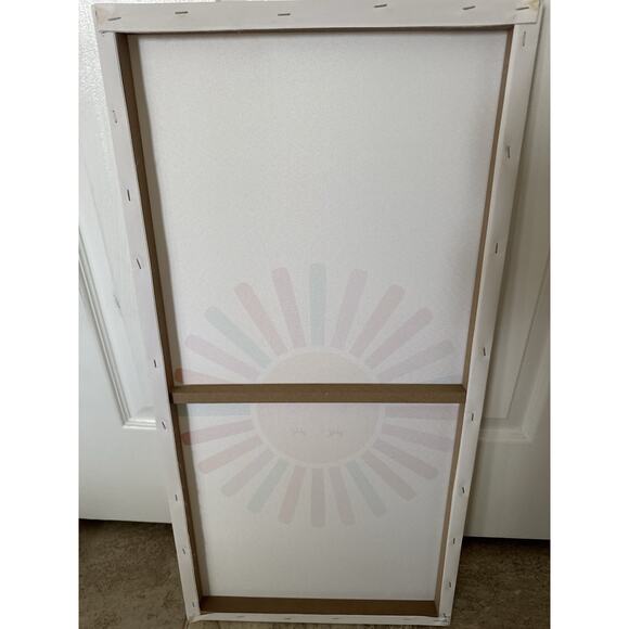 Lot of 4 Canvas Prints Colorful Abstract Sun Geometric Multicolor Decor - Picture 5 of 16